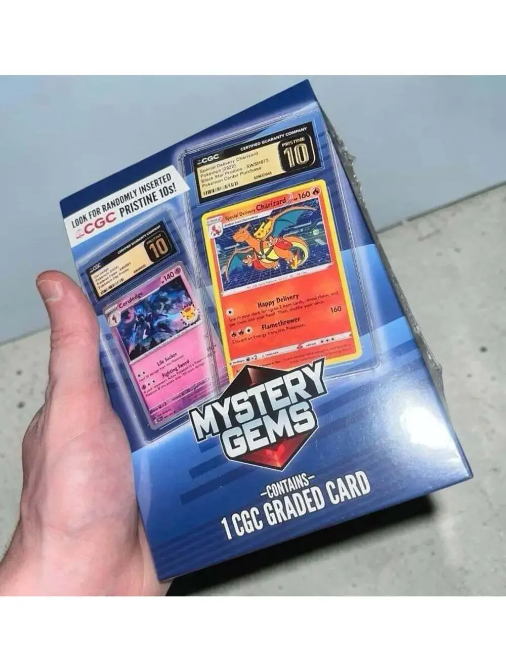 Pokemon Mystery Gems Limited Edition Value Box - Includes 1 CGC Graded Card